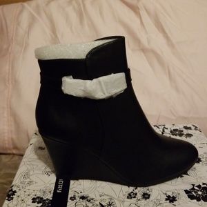 Black ankle boots